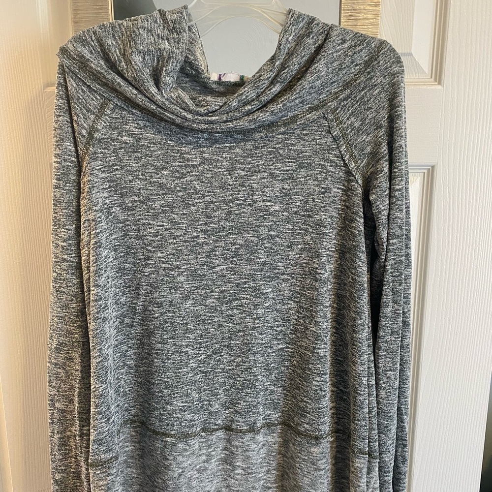 Grey cowneck Blouse